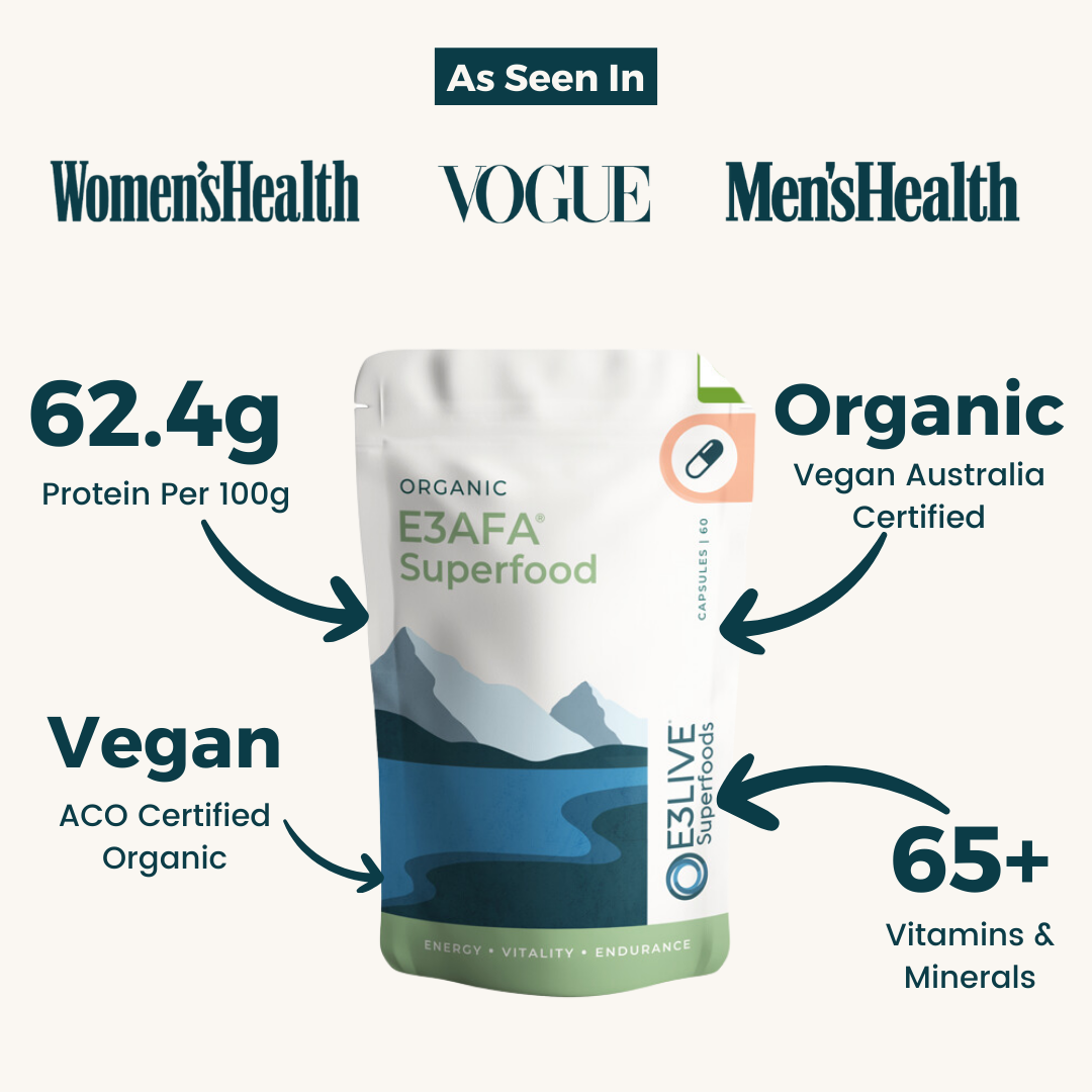 E3AFA® 60ct Capsules - Plant-Based Supplement