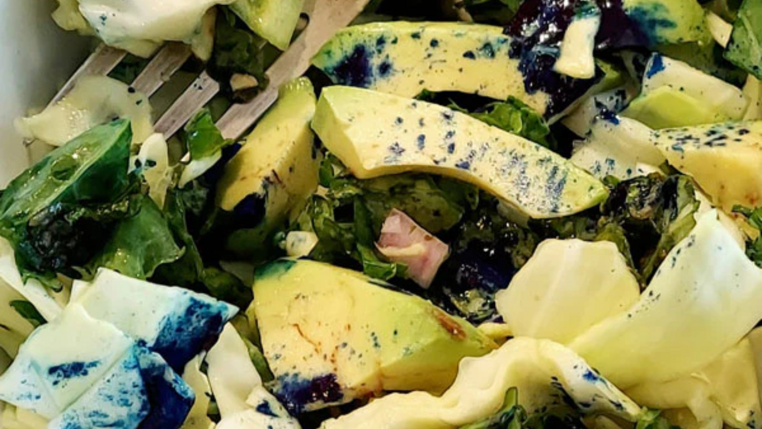 Blue and Green Salad