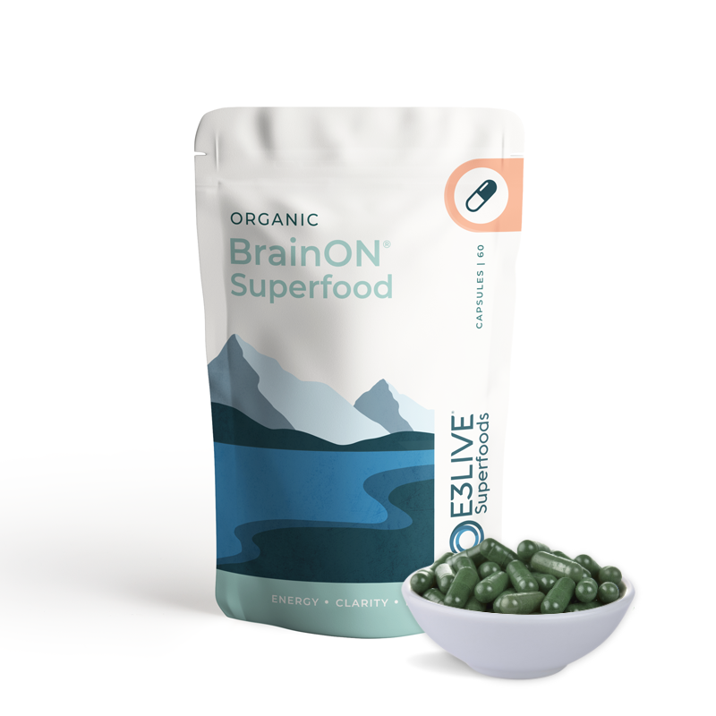 BrainON® 60ct Capsules - Focus and Mood Support.